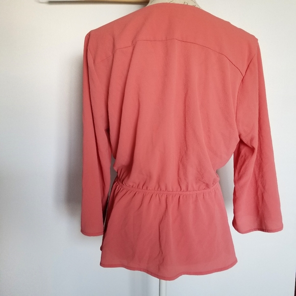 Lily Morgan Flowy Coral Top - Picture 2 of 4